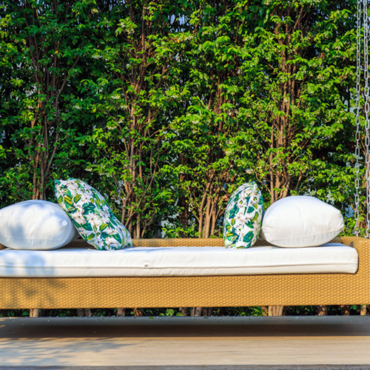 keep cushions on garden furniture